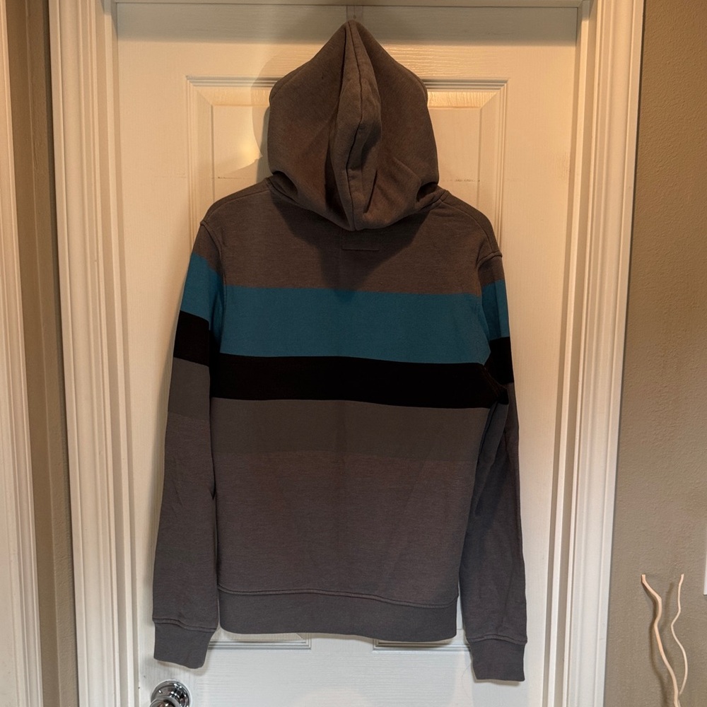 Zoo York Gray and Blue Zip-Up Sweater - Picture 5 of 5